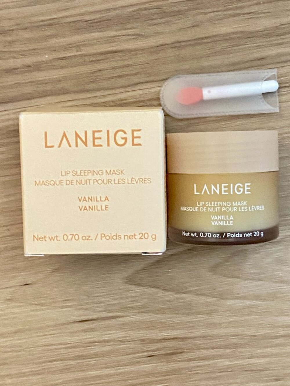 Laneige Lip Sleeping Mask VANILLA 20g Intense Moisture for Dry Lips NIB